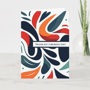 De Remerciements Carte Heart "Merci pour être vous" Option 1