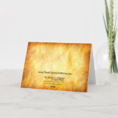 De Remerciements Carte Hébreu Shalom Y'All (Dos)