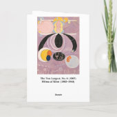 De Remerciements Carte Hilma af Klint (Dos)