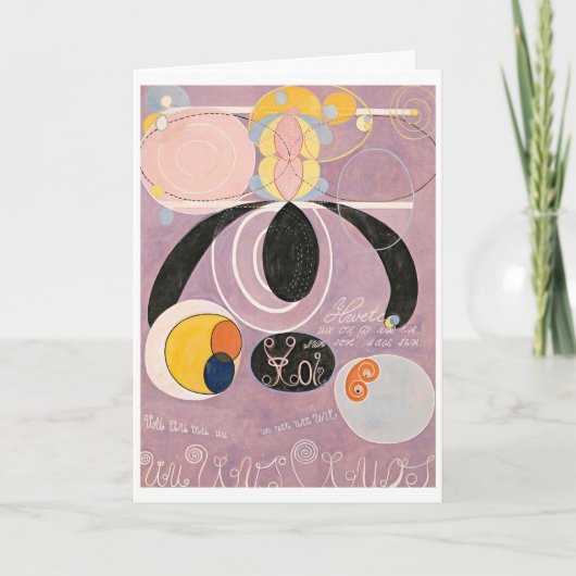 De Remerciements Carte Hilma af Klint (Devant)