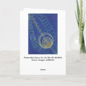 De Remerciements Carte Hilma af Klint (Dos)