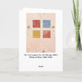 De Remerciements Carte Hilma af Klint (Dos)