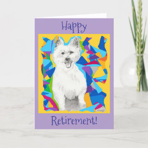 De Remerciements Carte intérieure Happy Retirement Blank