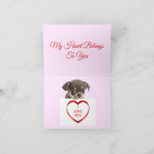 De Remerciements Carte Joyeuse Saint-Valentin (Intérieur)