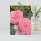 De Remerciements Carte "Joyeux anniversaire !" (Debout devant)