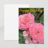 De Remerciements Carte "Joyeux anniversaire !" (Devant / Derrière)