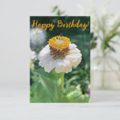 De Remerciements Carte "Joyeux anniversaire !" (Debout devant)