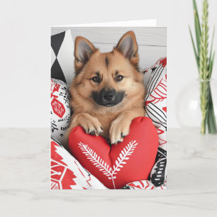 De Remerciements Carte Lapphund Valentine finlandaise