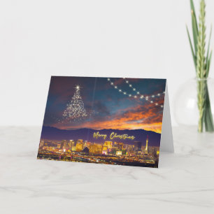 De Remerciements Carte Las Vegas pour Noël
