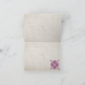 De Remerciements Carte lettone (Intérieur)