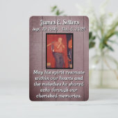 De Remerciements Carte mémoire (Debout devant)