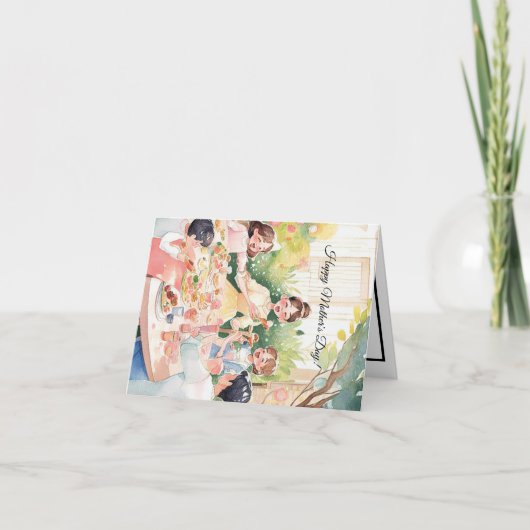 De Remerciements Carte mère jour personnalisée (Devant)