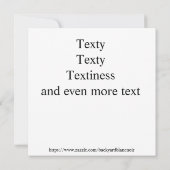 De Remerciements Carte mésange à dos brun (Dos)