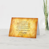 De Remerciements Carte Messiah Hebrew (Dos)