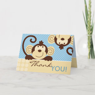 De Remerciements Carte Mod Monkey TY