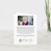 De Remerciements Carte multicolore d'arbre (Dos)