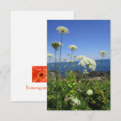 De Remerciements Carte Ocean Lace (Devant / Derrière)