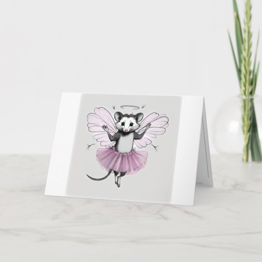 De Remerciements Carte Opossum Goe Fairy (Devant)