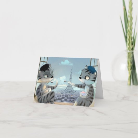 De Remerciements Carte Paris by Day (Diverses tailles) (Devant)