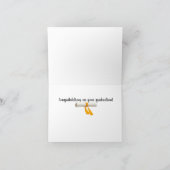 De Remerciements Carte personnalisée (Intérieur)