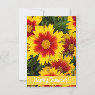 De Remerciements Carte personnalisée "Happy Summer"