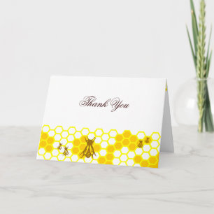 De Remerciements Carte personnalisée Honey Bee Honeypeb