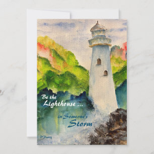 De Remerciements Carte phare