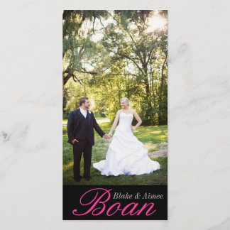 De Remerciements Carte photo