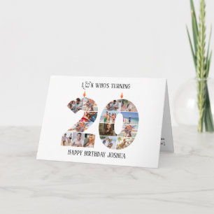 De Remerciements carte photo du 20e anniversaire