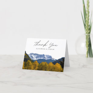 De Remerciements Carte Photo Telluride Colorado Vierge