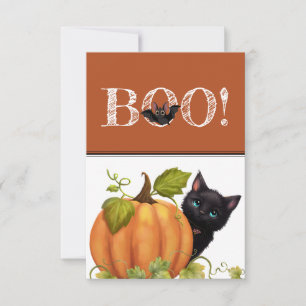 De Remerciements Carte Plat Boat Halloween