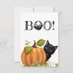 De Remerciements Carte Plat Boat Halloween