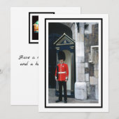 De Remerciements Carte plat Bonnes Fêtes (Devant / Derrière)