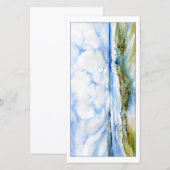 De Remerciements Carte Plat Ocean Wide 8x4 (Devant / Derrière)