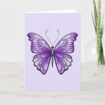 Carte pliée Amethyst Wings