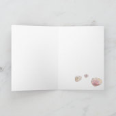 De Remerciements Carte pliée Blank Blank Mère et Bébé Baleine (Intérieur)