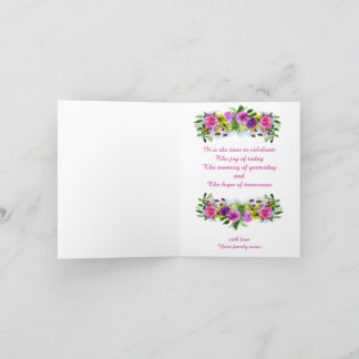 De Remerciements Carte pliée du jour du fondateur