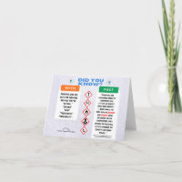Carte pliée sur les mythes et les faits concernant