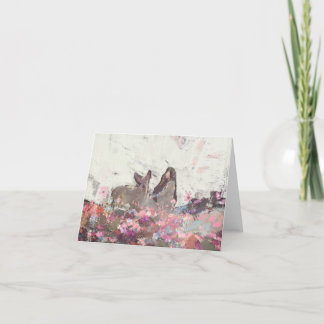 De Remerciements Carte pliée vierge : Dearly Loved