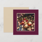 De Remerciements Carte pour les fêtes (Devant / Derrière)