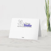 De Remerciements Carte pour notes blanc Johnny-Jump-Ups (Dos)