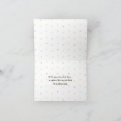 De Remerciements Carte pour notes blanc points 'n' rayures (Intérieur)