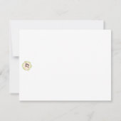 De Remerciements Carte pour notes Céleste Chats (Dos)