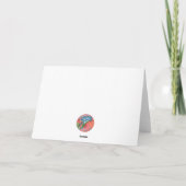 De Remerciements Carte pour notes d'automne plié (Dos)