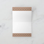 De Remerciements Carte pour notes monogramme (Intérieur)