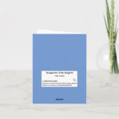 DE REMERCIEMENTS CARTE POUR NOTES PLIÉ - PRINTEMPS ROSE (Dos)