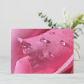 De Remerciements Carte pour notes Rose Tour Eiffel (Debout devant)