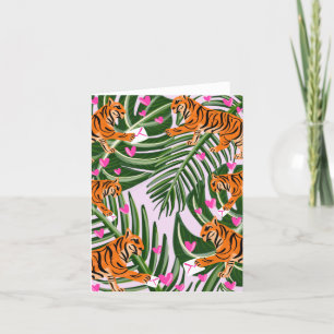 De Remerciements Carte pour notes Tiger Valentine