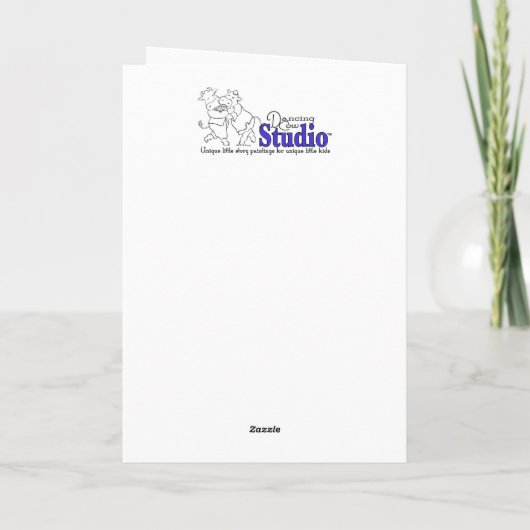 De Remerciements carte pour notes vierge "Iris IX" (Dos)