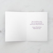 De Remerciements Carte professionnelle (Intérieur)